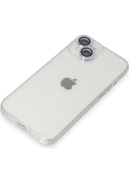 Apple iPhone 14 Kılıf Luko Lens Silikon - Sierra Blue Nrmsa