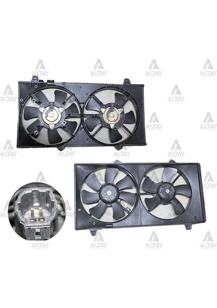 4958 Fan Radyatör Mazda 6 Çiftli