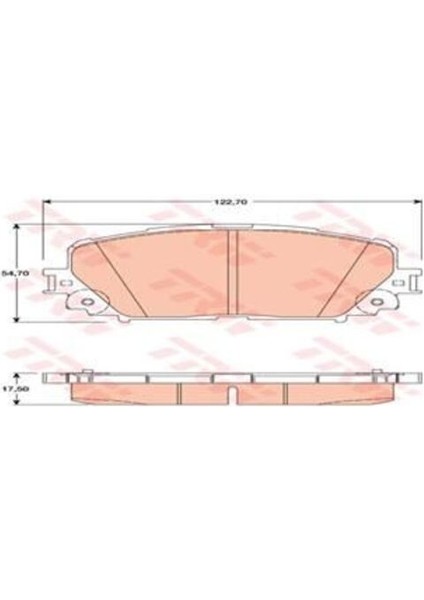 GDB3460 Fren Balatası Ön Yaris 06-10 Diskli Araçlar Japonya Montaj