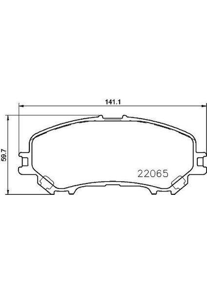 Hıtec 10146 Ön Balata Megane 15- Qashqai 14- 25970
