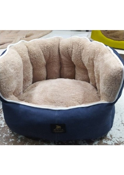 Luxury Prenses Kedi Köpek Yatağı Kot Kumaş Pamuk Dokulu Kedi ve Köpek Yatağı 1 Adet