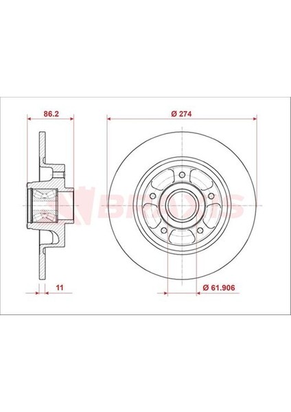 AE0925 Fren Aynası Arka Abs Sensör Halkası Iıe Scenic Iıı Grand Scenic Jz0 1 1.2 Tce 1.4 1.5dcı 1.5 432020984R