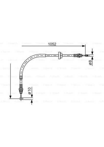 1987477186 Fren Teli 1052 mm