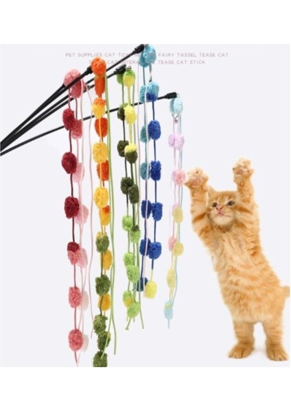 Luxury Çıngıraklı Kedi Oyun Oltası 1 Adet