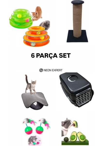 Luxury Kedi Oyuncak Seti 6 Parça 1 Adet