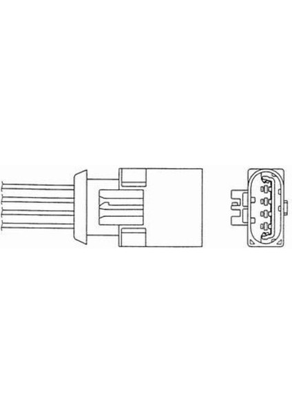 97943 x OZA495-RV1 Oksijen Sensörü Mini Cooper/rover 45 1.8 Turbo/landrover 2.5 V6 NGK-0043/NGK-0044
