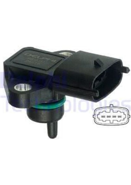 Delphı PS10151 Map Sensörü Hyundai Genesis. H 1. Starex. H100 I.