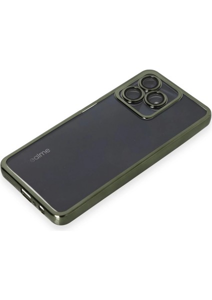 Realme C53 Kılıf Razer Lensli Silikon - Yeşil Nrmsa