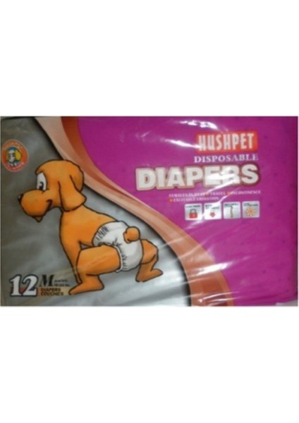 Luxury Hushpet Köpek Alt Tuvalet Bezi 12 Adet Medium 1 Adet