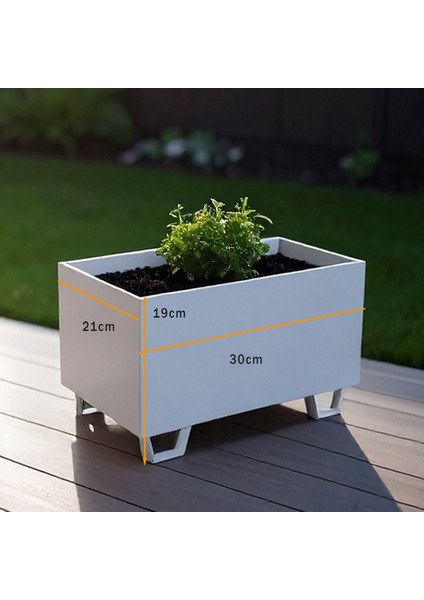 Duracube Küçük Boy Metal Saksı - 19X21X30CM Y-D-G (Kaynaklı & Hazır Kullanım) fiyatları