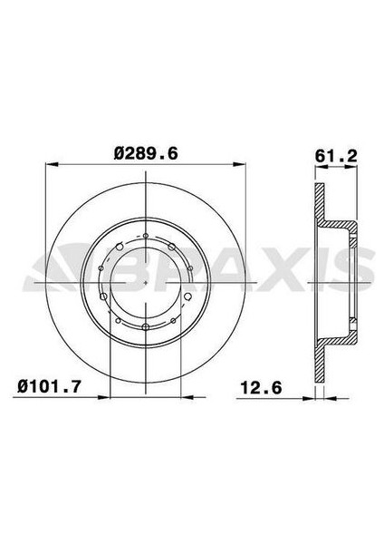AE0290 Fren Diski Arka Range Defender 87-16 Discovery 1 89-98 Range Rover Classic FTC1381