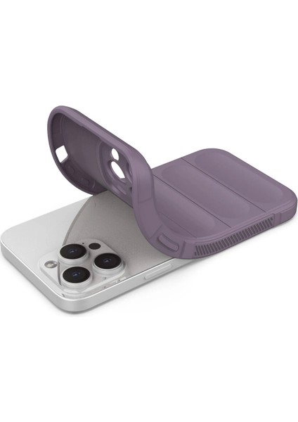 Apple iPhone 14 Pro Kılıf Optimum Silikon - Mor Nrmsa