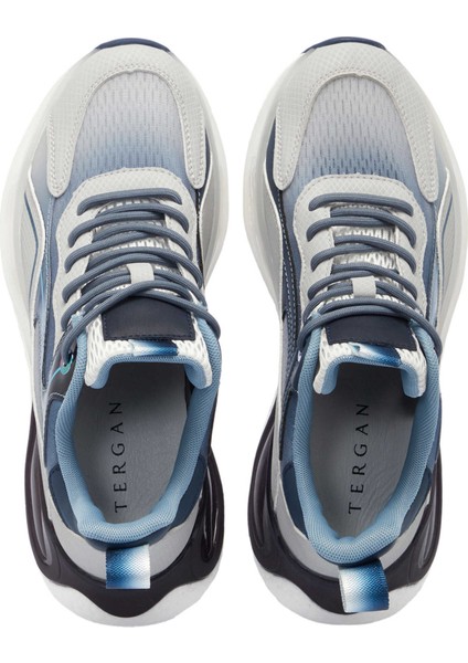 Lacivert Vegan-Tekstil Erkek Sneaker - E24I1AY56612-I49