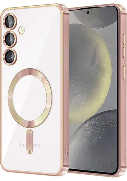 Samsung Galaxy S23 Kılıf Kross Magneticsafe Kapak - Rose Nrmsa