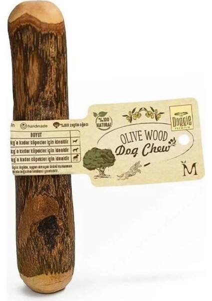 Luxury Yeni Doğal Zeytin Ağacı Çiğnenebilen Köpek Oyuncağı M 14 x 2,5 cm 15 kg Kampanya!!! 1 Adet fiyatları