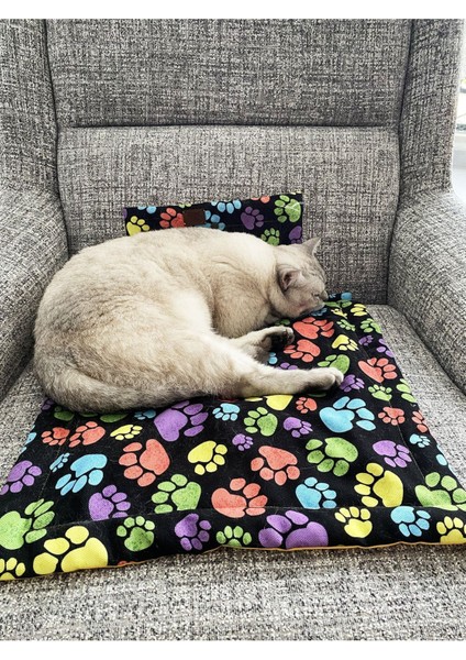 Luxury Koltuk Üzeri Eylaflı Konfor Yastığı - Kedi ve Küçük Irk Köpekler Için Özel Tasarım Rahat Minder 1 Adet