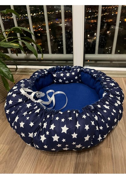 Luxury Çift Taraflı Kedi & Köpek Yatağı Ispanyol Model 1 Adet
