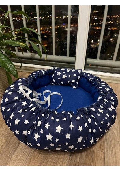 Luxury Çift Taraflı Kedi & Köpek Yatağı Ispanyol Model 1 Adet