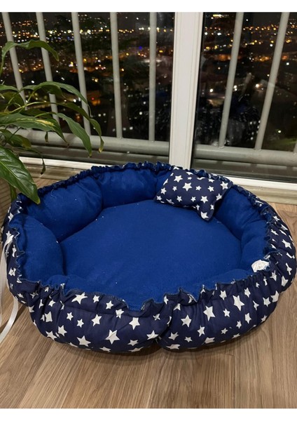 Luxury Çift Taraflı Kedi & Köpek Yatağı Ispanyol Model 1 Adet