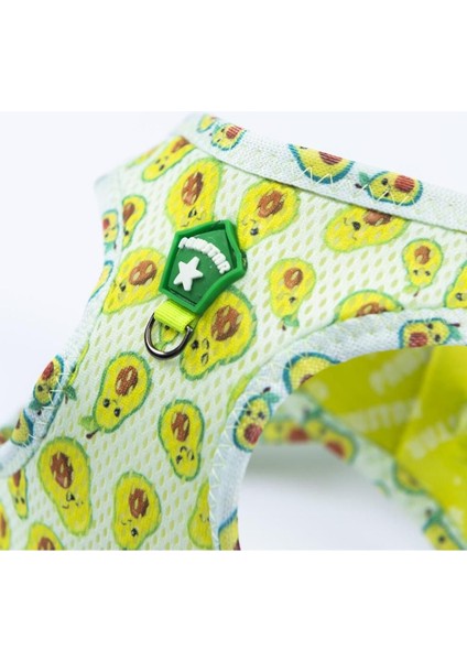 Luxury Avocado Air-Mesh Göğüs Tasması Kedi Köpek Göğüs Tasması 1 Adet