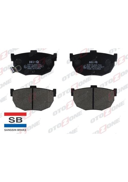FDA8004 Arka Balata Cerato ve Sedan 1.5crdı-1.6-2.0-2.0crdı 04/2004 Elantra 1.6 2.0 95 GDB3368 GDB3368-LP1073-7099025