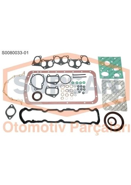 Süpsan S0080033-01 Süpsan Motor Takım Conta Scudo / Partner Boxer