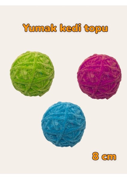 Luxury 13 ve 1 Kedi Oyun Seti:3 Katlı Oyuncak,hareketli Fare,olta,yumak Top,ısırma Oyuncağı 1 Adet