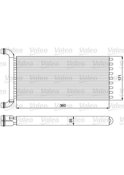 811521 Kalorifer Radyatörü Mercedes Sprinter-Vw Crafter