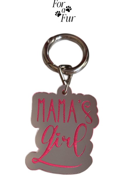 Luxury Köpek Tasma Künyesi Mama’s Girl 1 Adet
