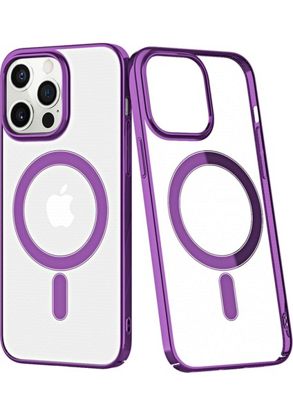 Iphone 12 Pro Max Kılıf Element Magneticsafe Sert Kapak - Derin Mor Nrmsa