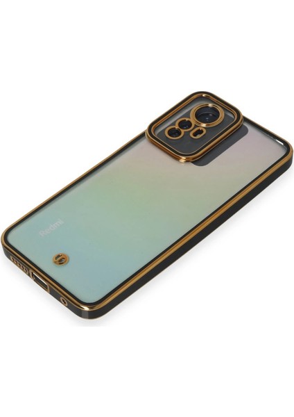 Xiaomi Redmi Note 12s Kılıf Liva Lens Silikon - Siyah Nrmsa