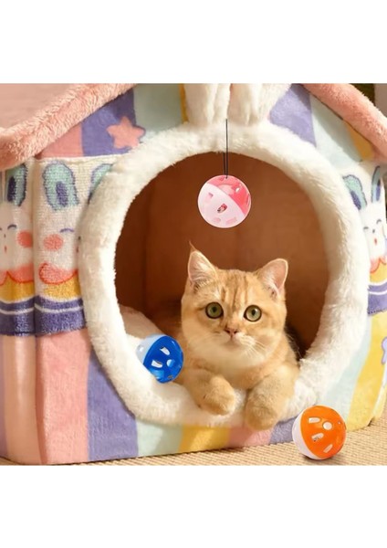 Luxury Çıngıraklı Kedi Oyun Topu 1 Adet 1 Adet