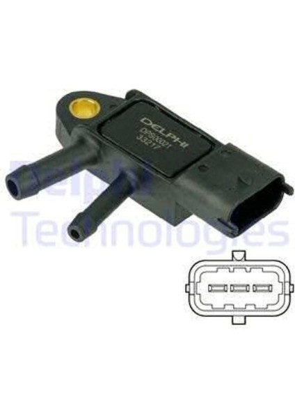 Delphı DPS00021 Dpf Sensör Volvo C30. C70. S40. S60. S80. V50. V60. V70. XC60. XC70 10/07