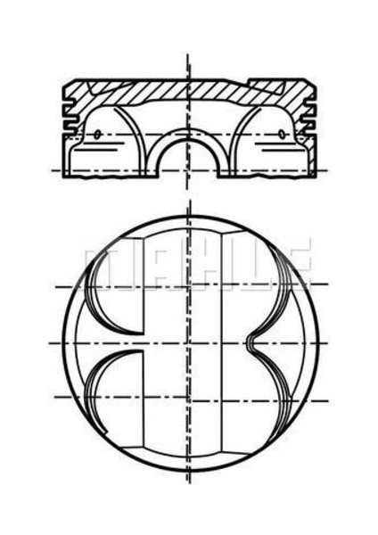 Mahle 081PI00101002 Piston Segman Bmw 1 E81 E87 116I Bmw 3 E46-E90 316I Tı Cı 318 Cı 84.50