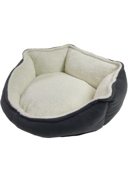 Luxury Lüks Kedi/köpek Yatağı, Sertifikalı Kumaş, Yıkanabilir, Silikon Elyaf Dolgulu 55 cm 1 Adet fırsatları