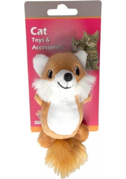Peluş Tilki Hışırtı Kedi Oyuncağı