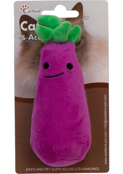 Catnipli Hışırtılı Peluş Patlıcan 13 cm 650141