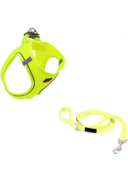 Göğüstasması ve Sevk Kayışı Takım Neon Sarı Xsmall