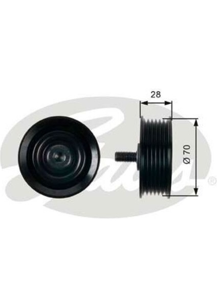 T36410 Alternatör V Kayıs Gergı Rulmanı I30 2.0 Crdı 07-12