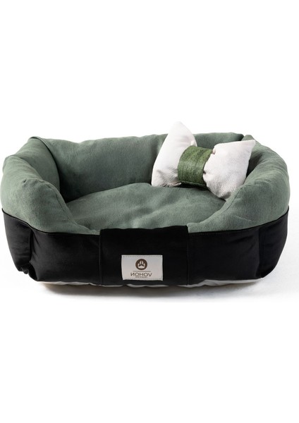 Luxury Elips Deluxe Seri Ultra Soft Yıkanabilir Iç Mekan Kedi ve Köpek Yatağı (50*40) Small 1 Adet