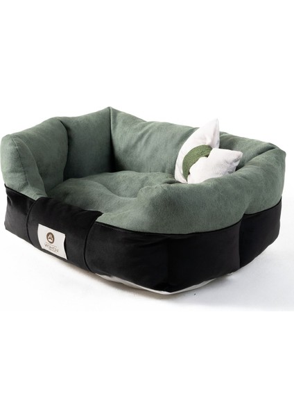 Luxury Elips Deluxe Seri Ultra Soft Yıkanabilir Iç Mekan Kedi ve Köpek Yatağı (50*40) Small 1 Adet
