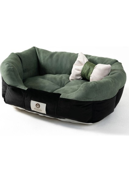 Luxury Elips Deluxe Seri Ultra Soft Yıkanabilir Iç Mekan Kedi ve Köpek Yatağı (50*40) Small 1 Adet
