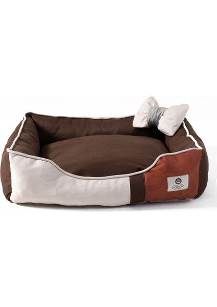 Luxury Limited Edition Deluxe Seri Yılanabilir Kedi ve Köpek Iç Mekan Yatağı (45*55) Small 1 Adet