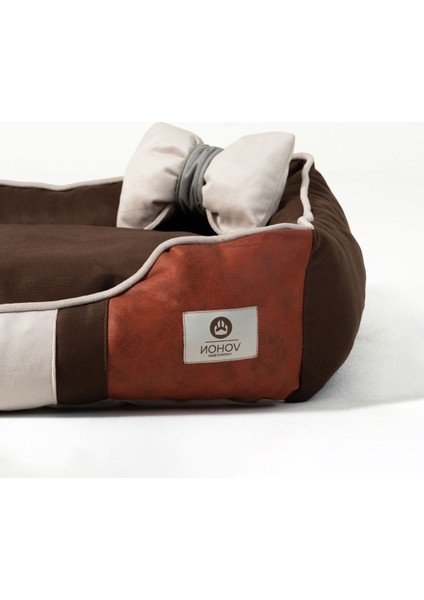 Luxury Limited Edition Deluxe Seri Yılanabilir Kedi ve Köpek Iç Mekan Yatağı (45*55) Small 1 Adet