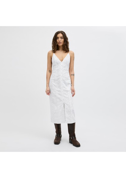 Kadin Askili Sirt Detayli Elbise - Mika