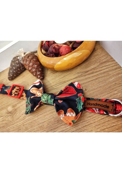 Luxury Yılbaşı Konseptli Köpek Papyonu 1 Adet