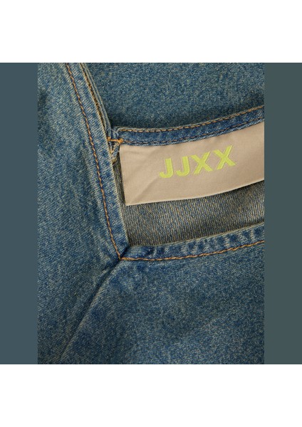 Kadin Askili Denim Elbise - Tuva