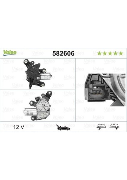 582606 Silecek Motoru Dokker Lodgy 12-