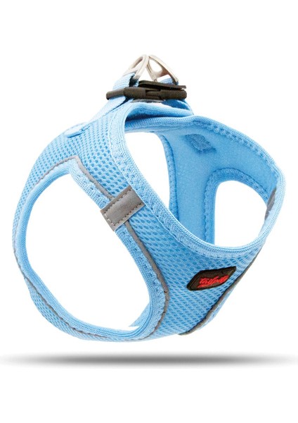 Air-Mesh Harness Köpek Göğüs Tasması Mavi Medıum