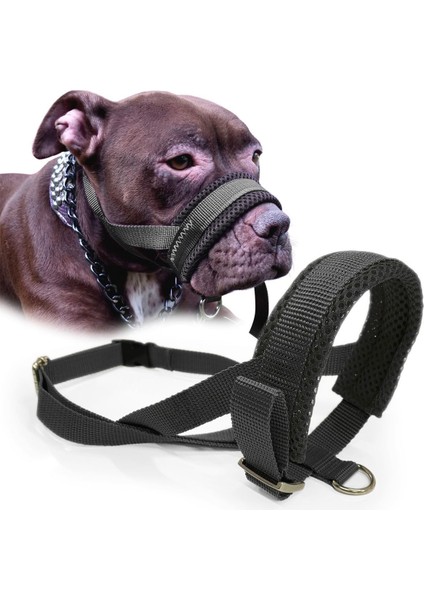 Luxury Renkli Köpek Ağızlığı; Havlama ve Çekiştirme Önleyici; Köpek Ağızlık; Eğitim Tasması 1 Adet
